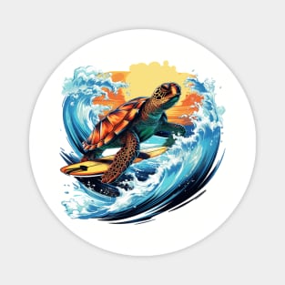 Turtle Surfin' Magnet